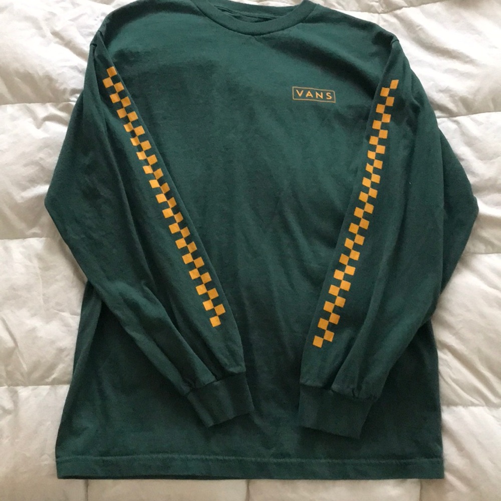 ⚡️VANS | Evergreen Checkered Long Sleeve Top